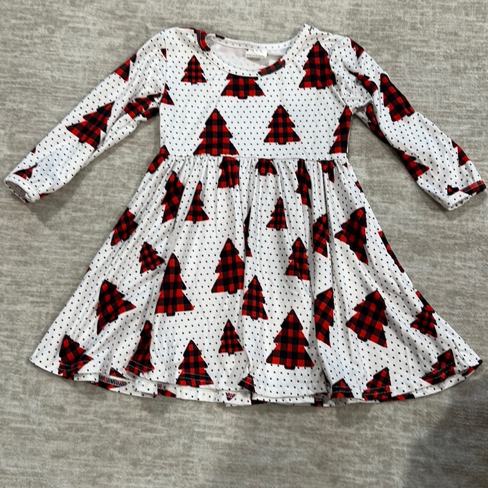 Buffalo plaid Christmas dress🎄